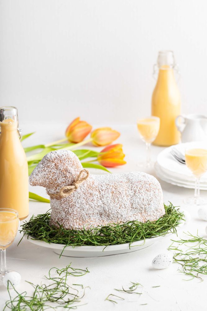 Rezeptbild: Saftiges Osterlamm mit Eierlikör