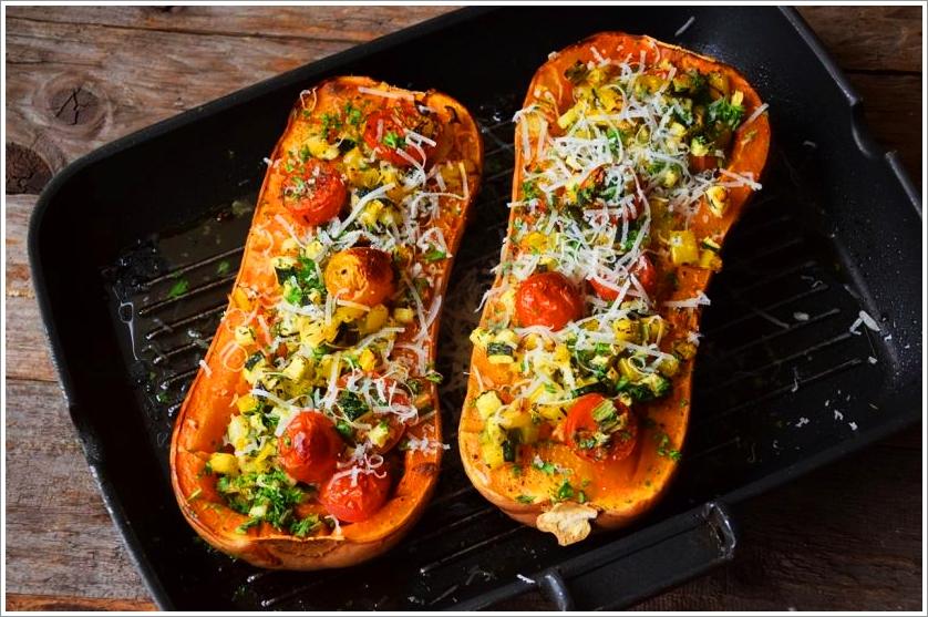 Rezeptbild: Butternusskürbis aus dem Ofen
