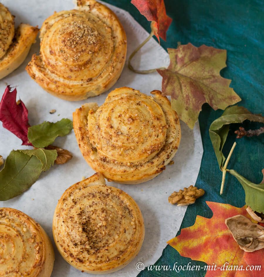 Rezeptbild: Nussschnecken