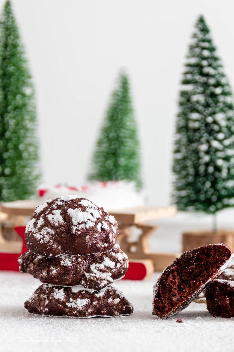 Rezeptbild: Chocolate-Crinkle Cookies