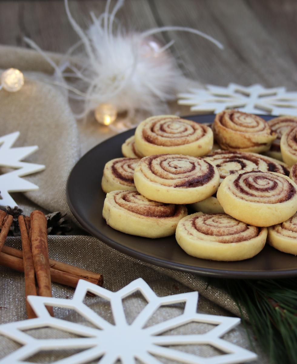 Rezeptbild: Zimtschnecken-Plätzchen