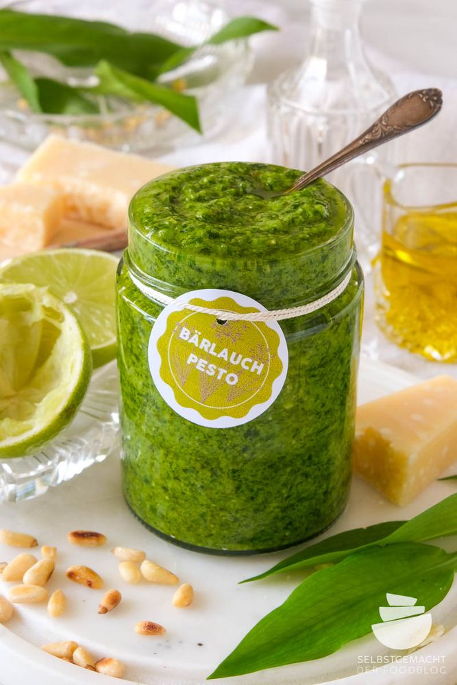 Rezeptbild: Bärlauchpesto – einfach selber machen