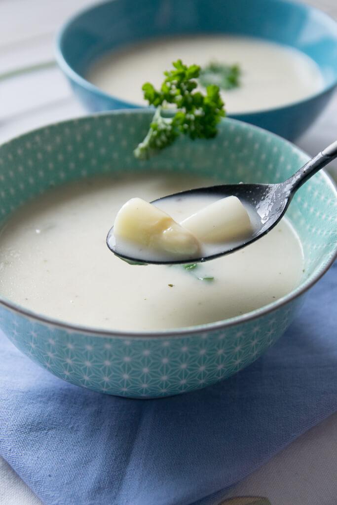 Rezeptbild: Spargelcreme Suppe