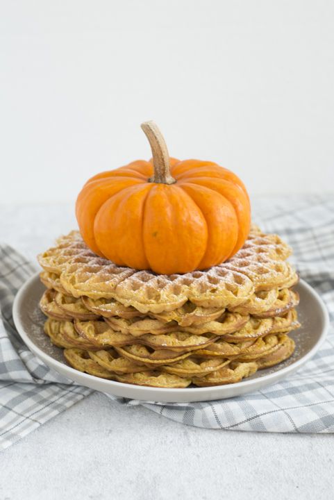 Rezeptbild: Süsse Kürbis Waffeln 
