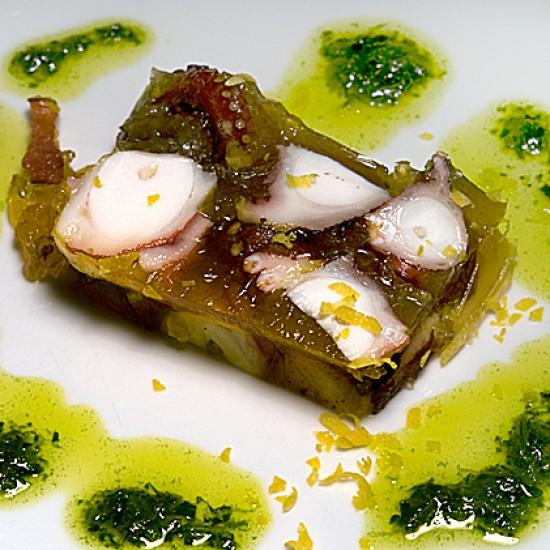 Rezeptbild: Oktopus-Gewürz-Terrine