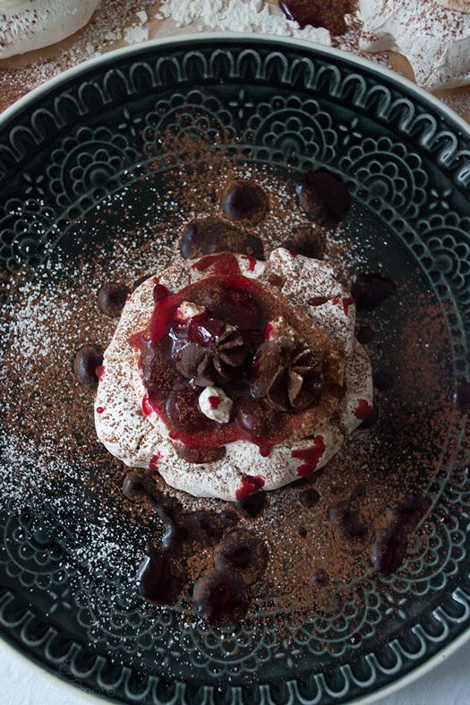 Rezeptbild: Schwarzwälder Mini-Pavlovas
