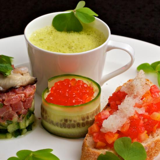 Rezeptbild: Thunfisch, Gurke und Sauerklee