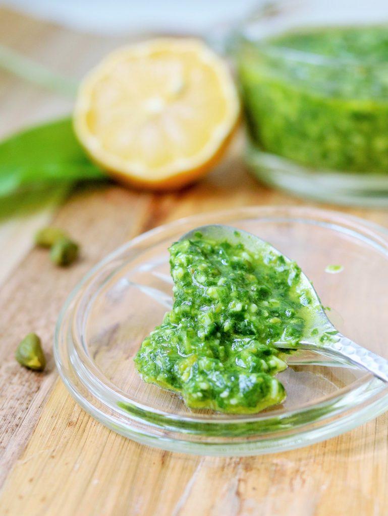 Rezeptbild: Bärlauch-Zitronen-Pesto