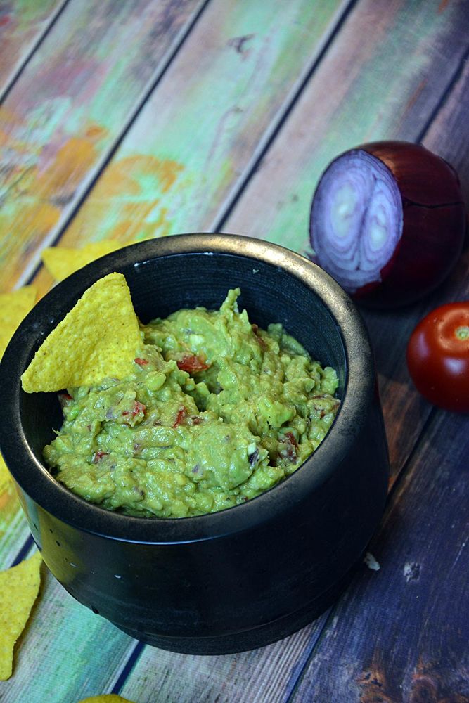 Rezeptbild: Einfaches Guacamole Rezept