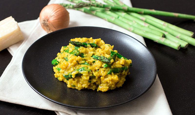 Rezeptbild: Spargel-Risotto Milanese