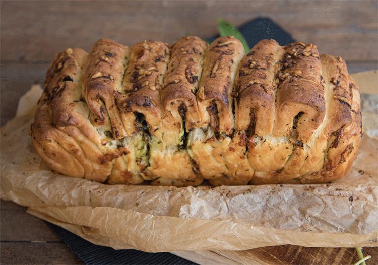 Rezeptbild: Bärlauch Zupfbrot