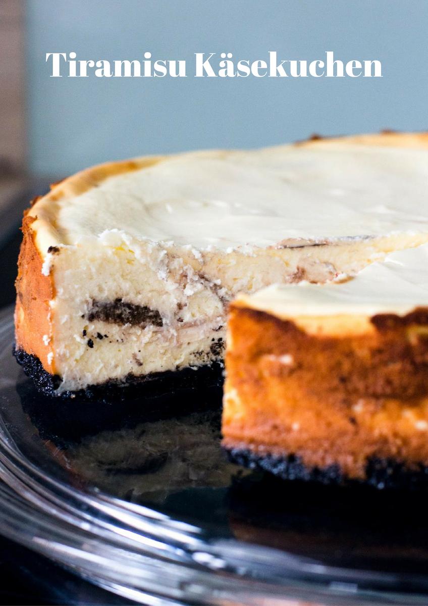 Rezeptbild: TIRAMISU KÄSEKUCHEN MIT OREOBODEN