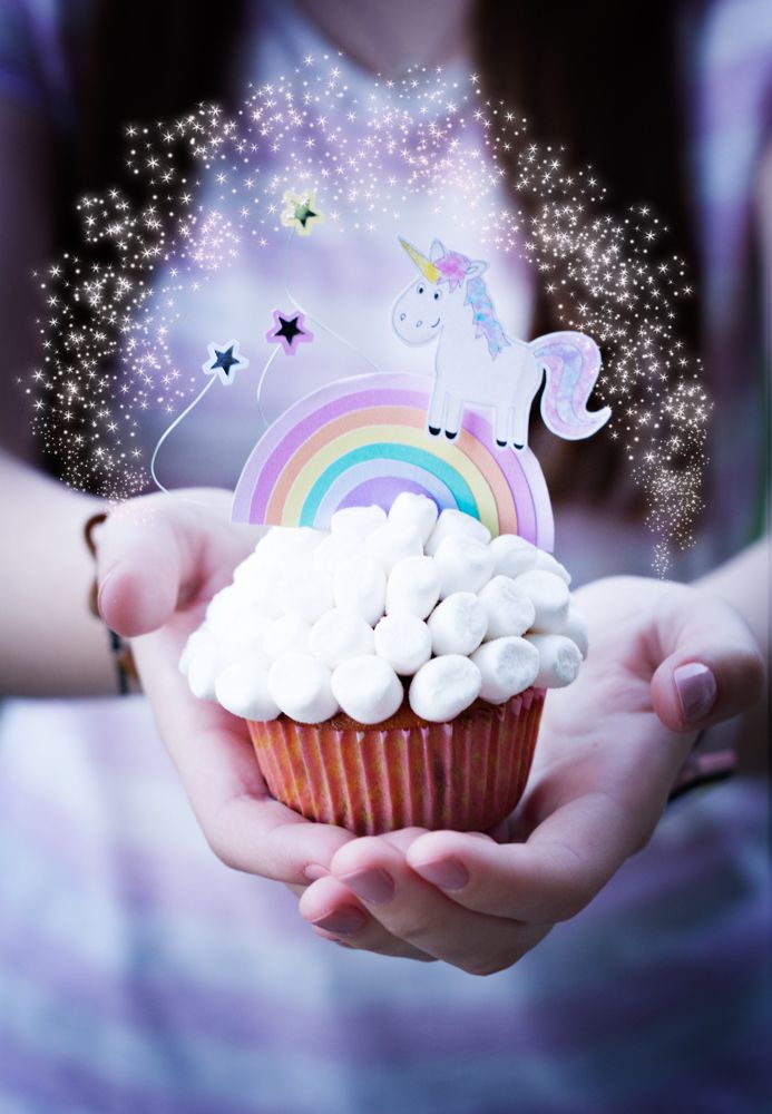 Rezeptbild: Einhorn-Muffins