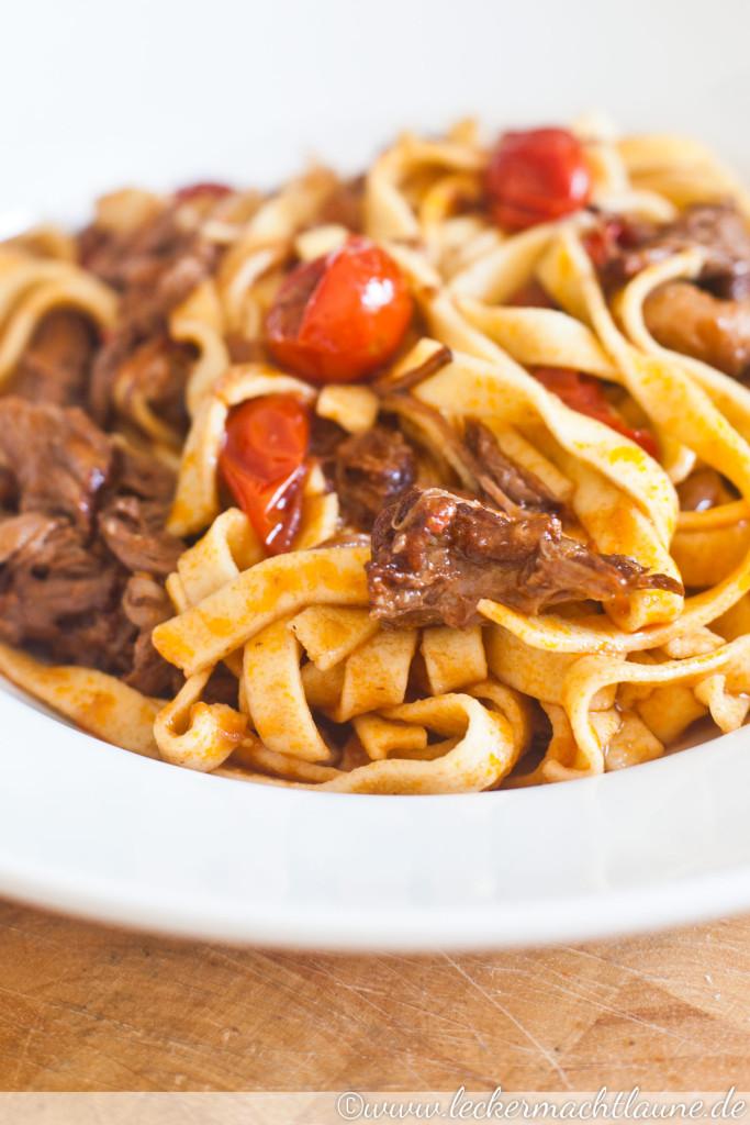 Rezeptbild: Rinderragout & Hartweizenpasta