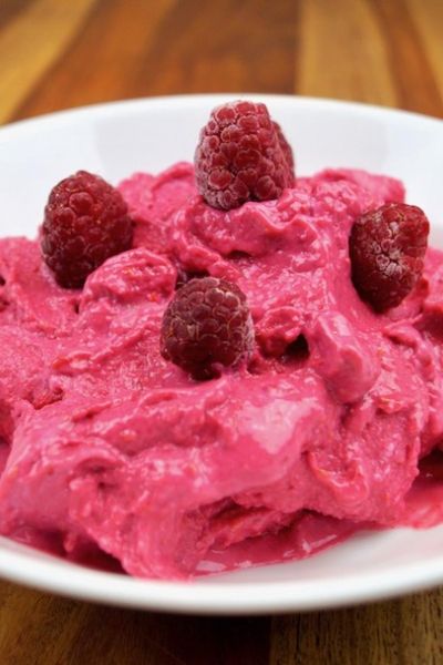 Rezeptbild: Protein Waldfrucht Eis