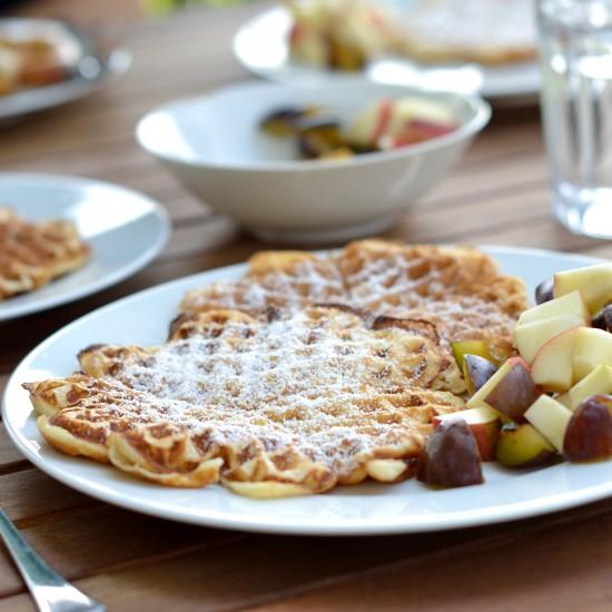 Rezeptbild: Waffeln mit Kokosmehl
