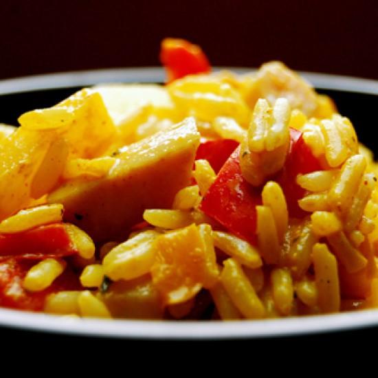 Rezeptbild: Ananas - Curry - Reis