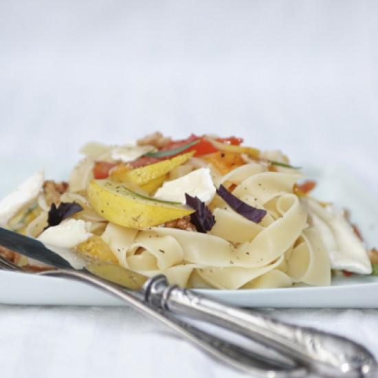 Rezeptbild: Katholisch vegetarisch - Bischofsmütze trifft Nudel!