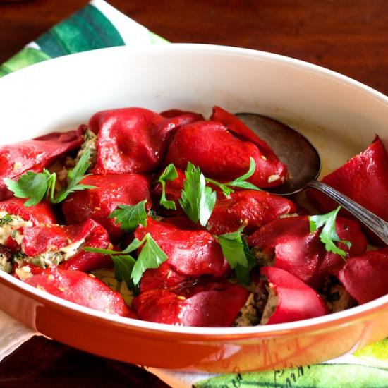 Rezeptbild: Spanische Paprika mit Thunfisch gefuellt