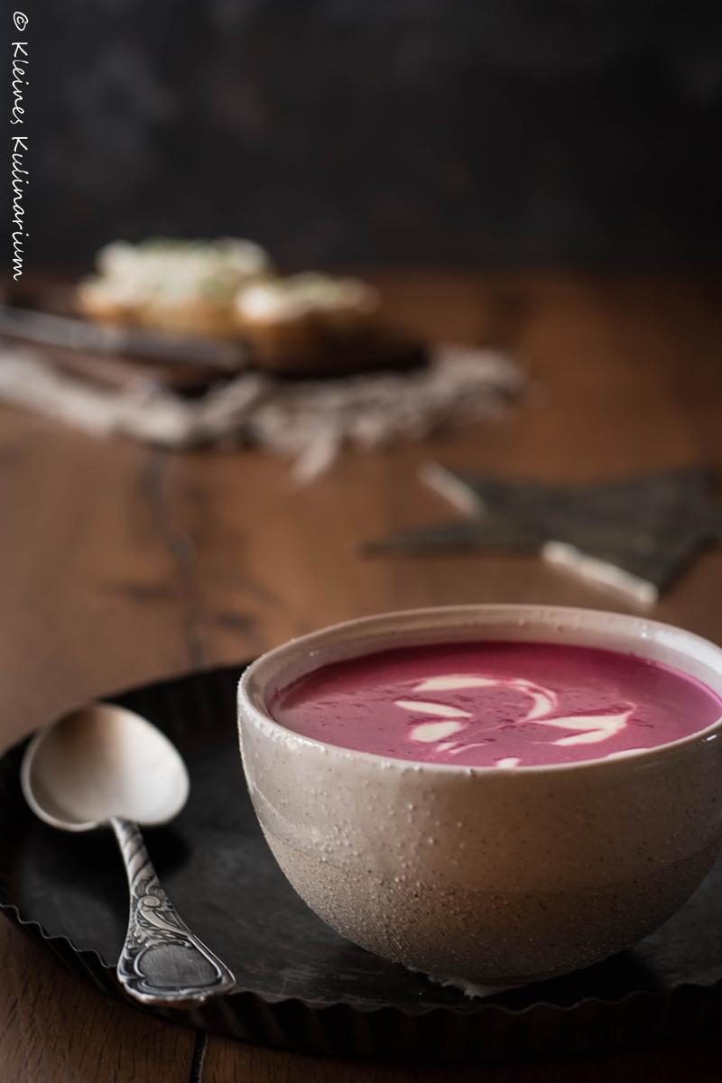 Rezeptbild: Rote-Beete-Rahmsuppe