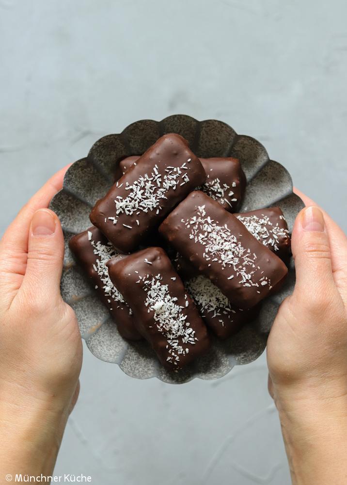 Rezeptbild: Schoko-Kokos-Riegel