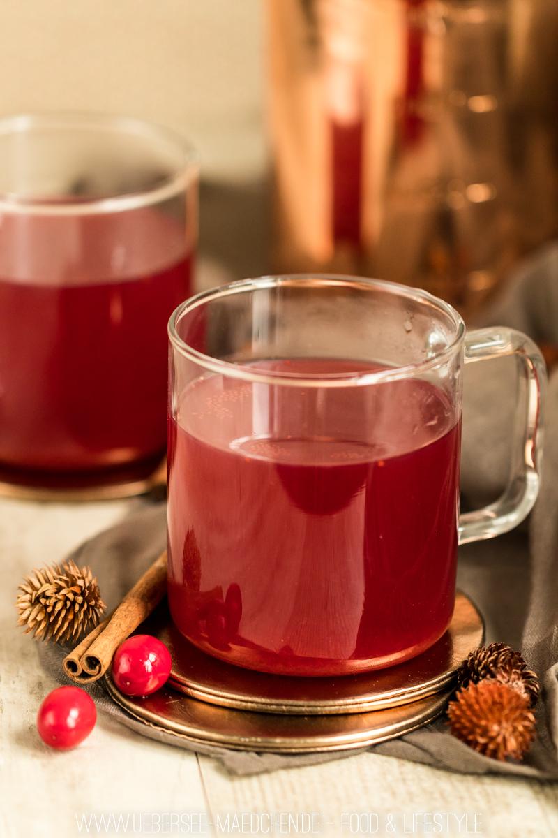 Rezeptbild: Punsch mit Cranberry und Birne