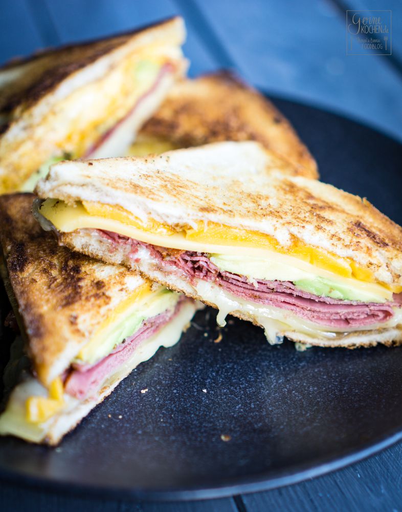 Rezeptbild: Grilled Cheese Sandwich mit Pastrami