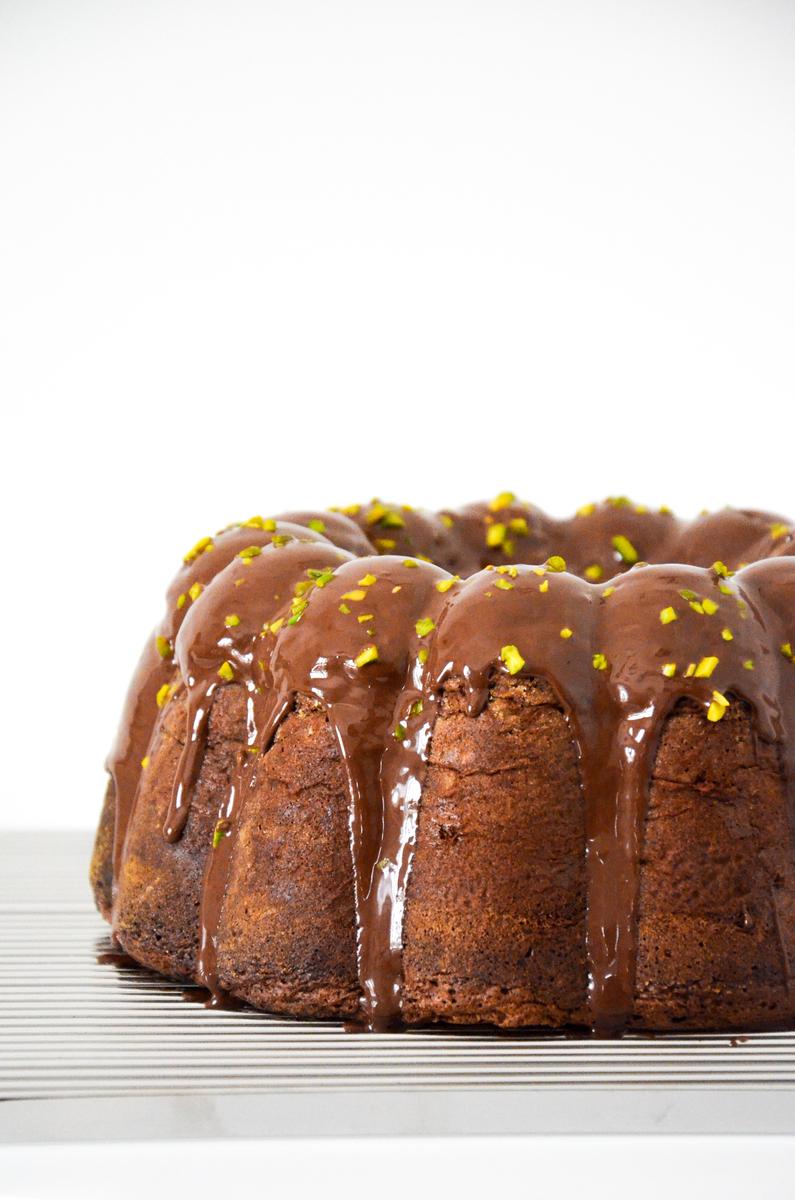 Rezeptbild: Schoko Bananen Gugelhupf