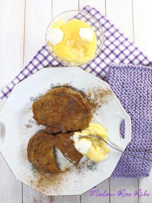 Rezeptbild: Weckschnitten mit Weincreme