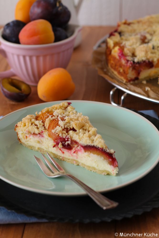 Rezeptbild: Käsekuchen mit Streuseln und Obst