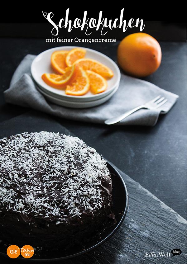Rezeptbild: Schokokuchen mit feiner Orangencreme