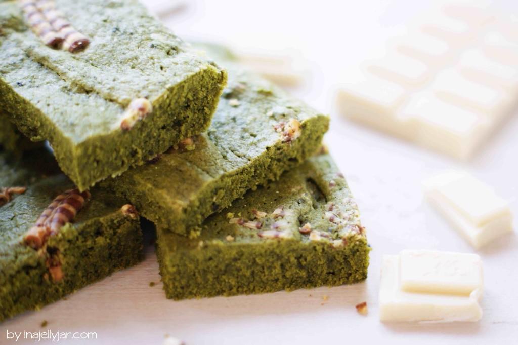 Rezeptbild: Matcha-Blondies