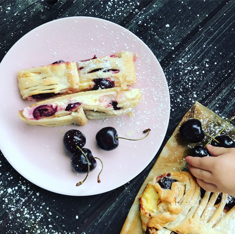 Rezeptbild: Kirschstrudel mit Vanille