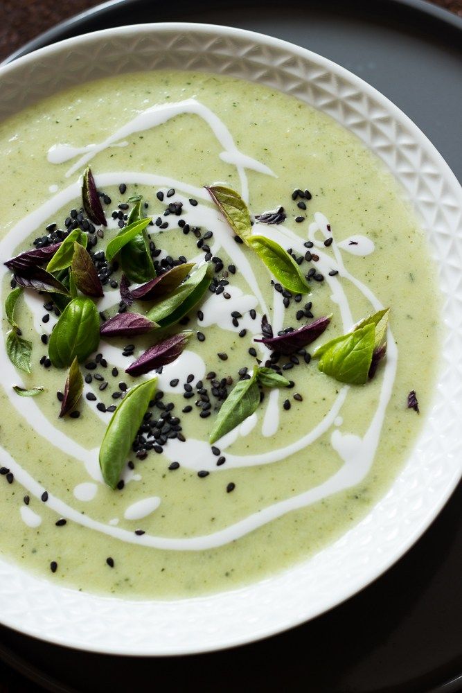 Rezeptbild: Zucchinisuppe mit Kokosmilch und Limette