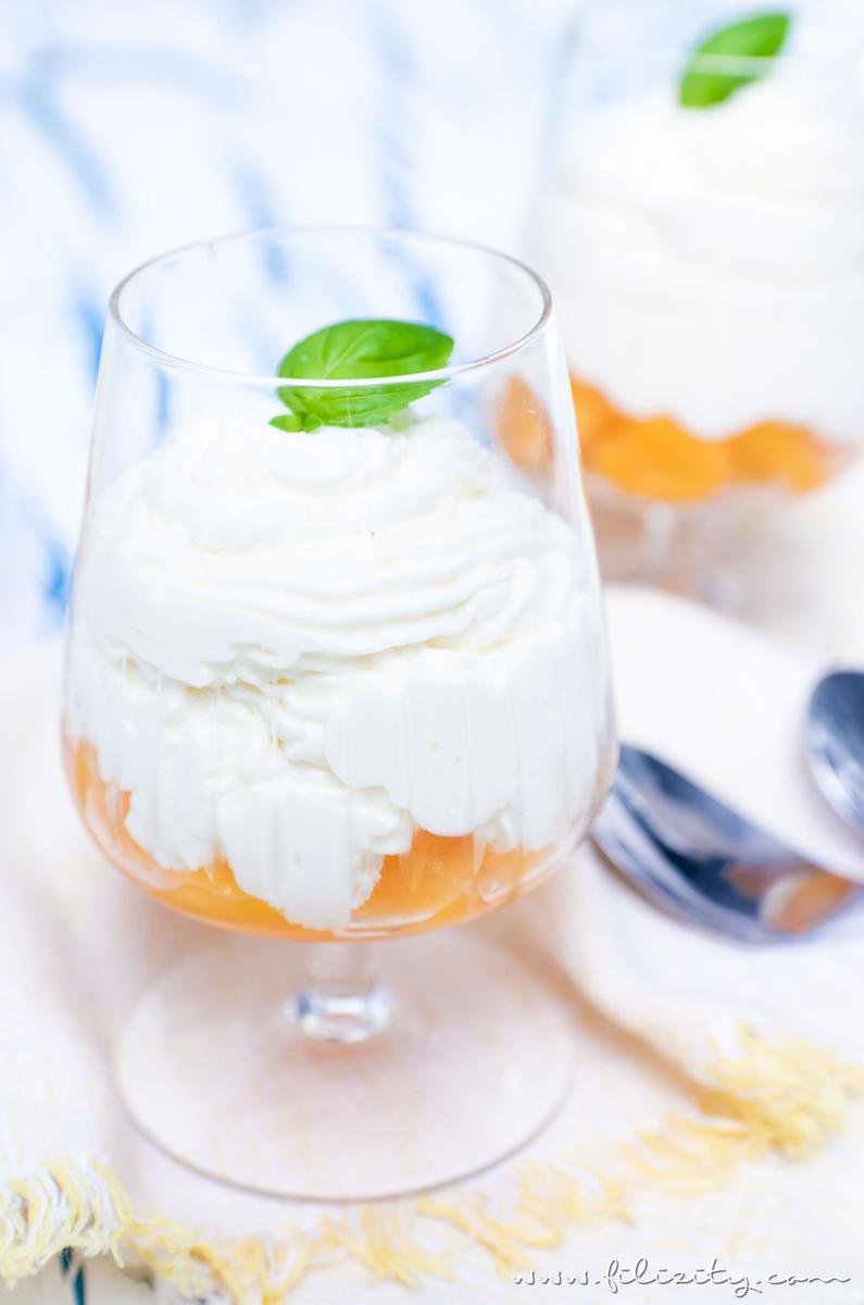 Rezeptbild: Mascarpone-Creme mit Aprikosen