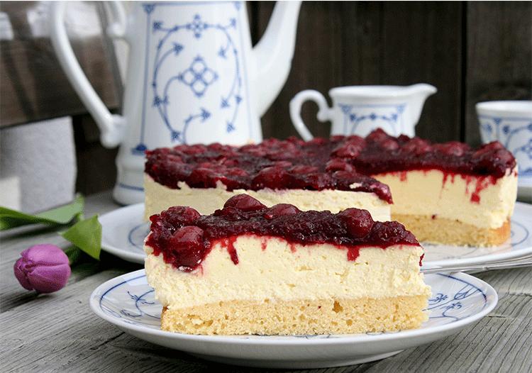 Rezeptbild: Kirsch Schmand Torte