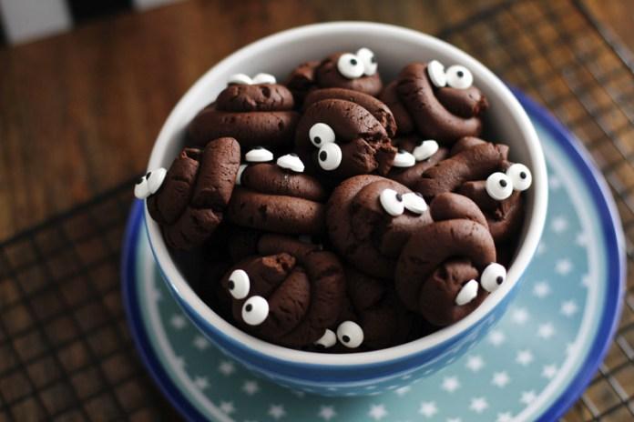 Rezeptbild: Halloween Kackhaufen Gebäck