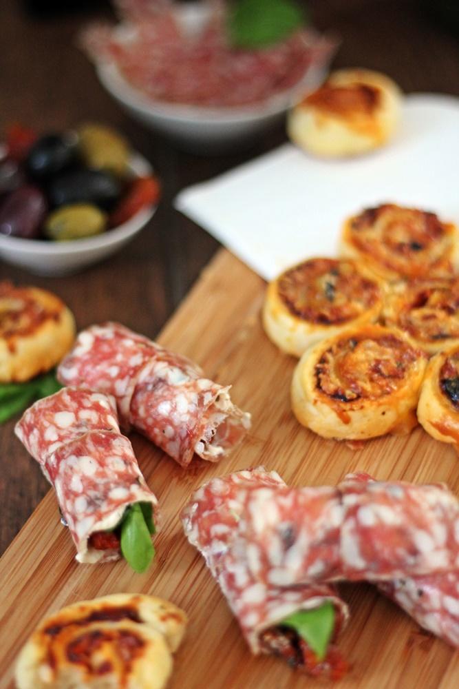 Rezeptbild: Pikante Salami Snacks