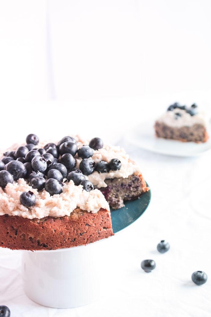 Rezeptbild: Cleaner Heidelbeeren Kuchen