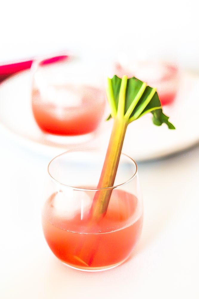 Rezeptbild: Rhabarber Gin Tonic