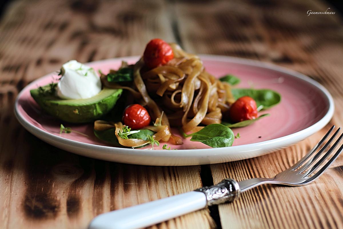 Rezeptbild: Balsamico Honig Pasta