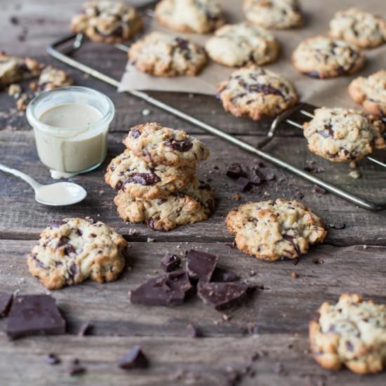 Rezeptbild: Schoko-Cookies mit Sesam und Fleur de Sel