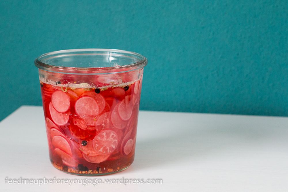 Rezeptbild: Süß-sauer eingelegte Radieschen