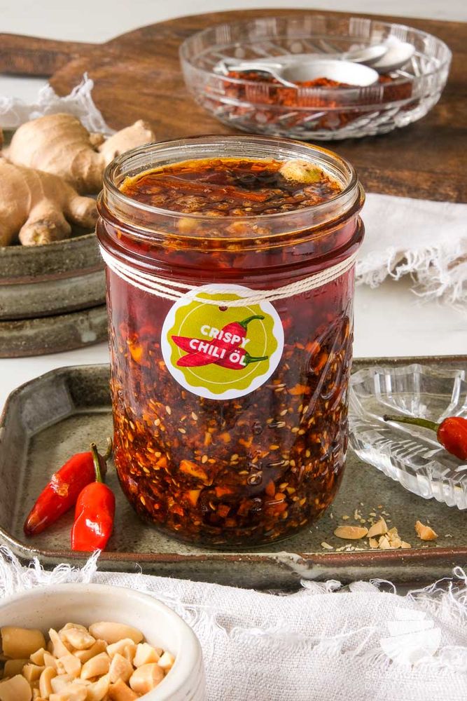 Rezeptbild: Crispy Chili Öl – geniales asiatisches Knusperöl