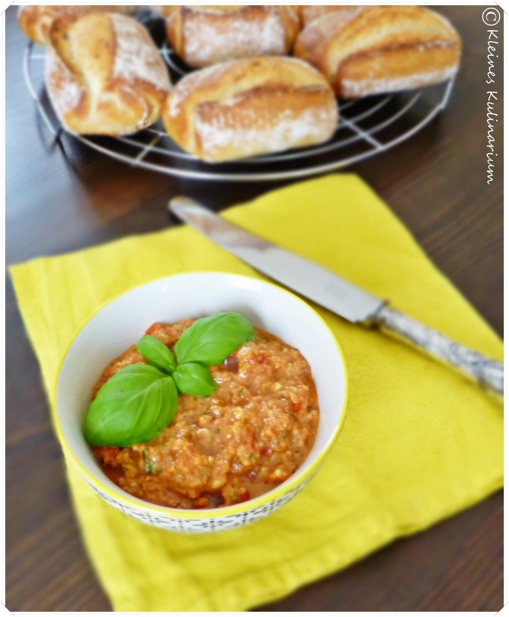 Rezeptbild: Caprese Brotaufstrich 