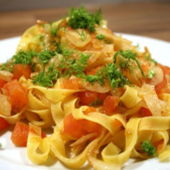 Rezeptbild: Pasta mit Fenchel und Tomaten