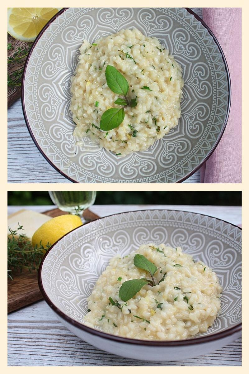 Rezeptbild: Zitronenrisotto mit Kräutern
