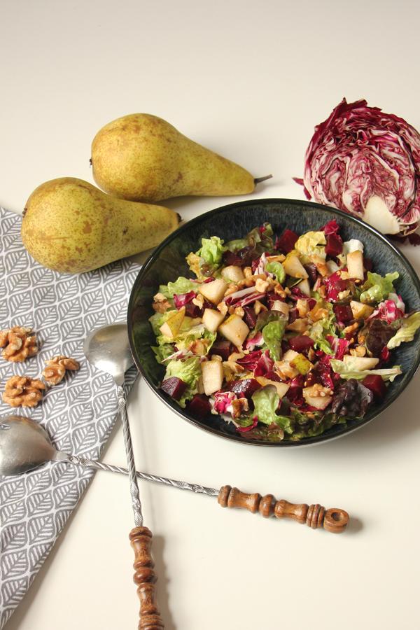 Rezeptbild: Salat mit Radicchio, Rote Bete und Birne