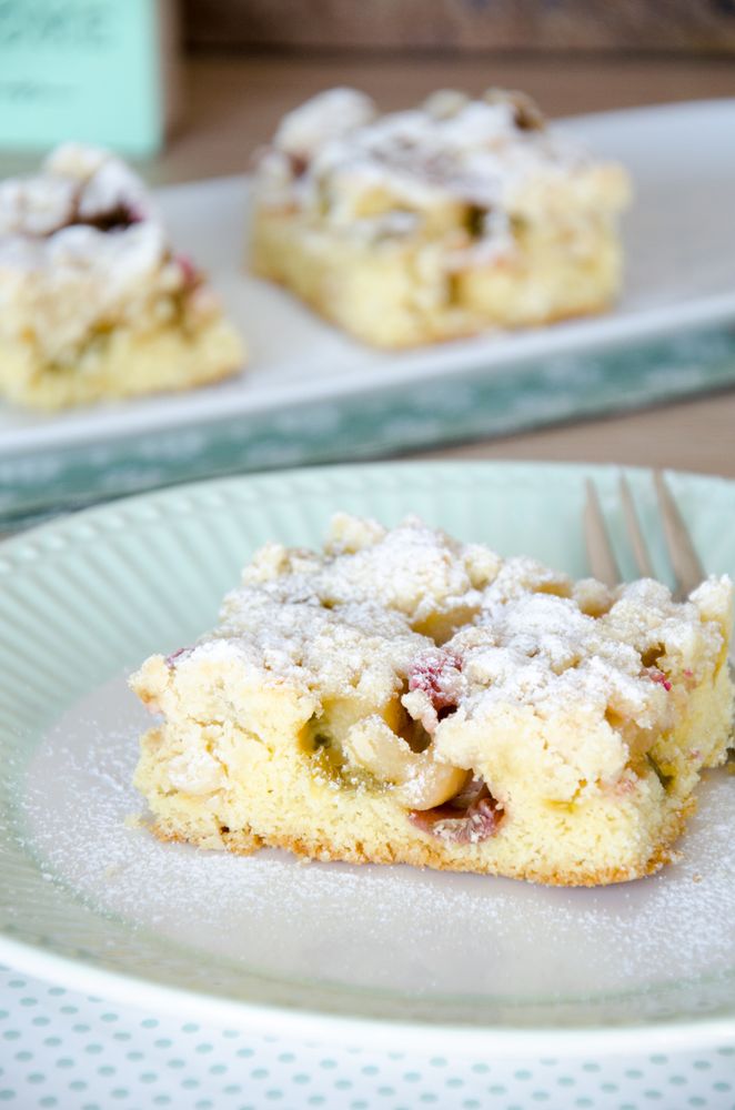 Rezeptbild: Rhabarberkuchen mit Streuseln