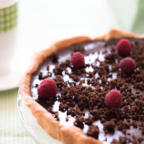 Rezeptbild: Kaffee- Schokoladentarte